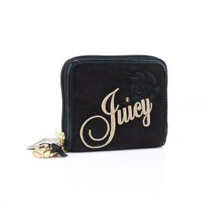 New Juicy Couture Rose Rhinestone  Wallet w Charm